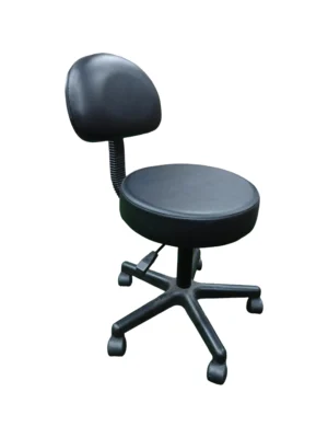 כסא מטפלים משענת נמוכה דגם MS01- שחור